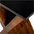 Oldalasztal X-Form 45x30x60 cm barna akácfa WOMO Design