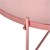 WOMO-DESIGN Coffee table Ø 75x35 cm copper glossy with glass top