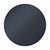 WOMO-DESIGN Mesa de centro Ø 75x35 cm negro mate con tapa de cristal