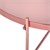 WOMO-DESIGN side table Ø 43x45 cm copper glossy with glass top