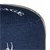 WOMO-DESIGN Sgabello a seduta rotonda blu, Ø 35x43 cm, in tela/jeans con imbottitura in cotone