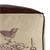 WOMO-DESIGN Taburete cuadrado beige/marrón, 45x45x47 cm, de cuero auténtico/lona con relleno de algodón