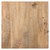WOMO-DESIGN mesa lateral quadrada natural/branco, 50x50x50 cm, madeira de manga