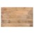 WOMO-DESIGN Mesa de café rectangular natural/branco, 100x60x40 cm, feita de madeira de manga