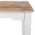 WOMO-DESIGN Mesa de centro rectangular natural/blanco, 100x60x40 cm, de madera de mango