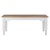 WOMO-DESIGN Coffee table rectangular natural/white, 100x60x40 cm, made of mango wood