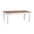 Konferencný stolík obdlžnikový 100x60x40 cm prírodné/biele mangové drevo WOMO-Design