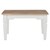 Konferencný stolík štvorcový 70x70x40 cm prírodné/biele mangové drevo WOMO-Design