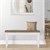 Sitzbank 100x35x45 cm natur/weiß aus Mangoholz WOMO-Design