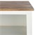 TV stolík so zásuvkou 110x35x57 cm prírodné/biele mangové drevo WOMO-Design