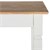 Tavolo console naturale/bianco, 60x35x80 cm, in legno di mango