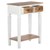 Console table natural/white, 60x35x80 cm, with 2 drawers, made of mango wood