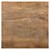 Mesa de comedor WOMO-DESIGN natural/blanco, 80x80x76 cm, madera de mango