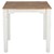 Jedálenský stôl 80x80x76 cm prírodné/biele mangové drevo WOMO-DESIGN