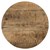 Mesa auxiliar WOMO-DESIGN redonda, natural/negro, Ø 40 x 55 cm, madera de mango y metal con recubrimiento de polvo
