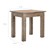 WOMO-DESIGN mesa lateral natural, 50x50 cm, feita de madeira de manga maciça
