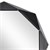 WOMO-DESIGN Decorative wall mirror black, Ø 84 cm, made of glass with metal frame