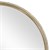 WOMO-DESIGN Decorative wall mirror gold, Ø 80 cm, made of glass with metal frame