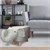 WOMO-DESIGN animal stool elephant brown, 65x35x30 cm, made of imitation leather