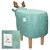 WOMO-DESIGN animal stool moose turquoise, 69x31x48 cm, made of imitation leather