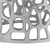 WOMO-DESIGN bijzettafel Olymp zilver, Ø 36x40 cm, gemaakt van aluminium met nikkel coating