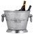 Chladnicka na šampanské stríbrná Ø 26x21 cm hliník WOMO Design