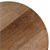 WOMO-DESIGN Stolik boczny z kotwica, bialy, Ø 50x54 cm, okragly, wykonany z aluminium pokrytego niklem i drewna mango