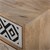 WOMO-DESIGN mesa lateral natural, 60x40x50 cm, com 3 gavetas, feita de madeira de manga e MDF