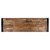 Consolle WOMO-DESIGN naturale/nero, 140x40 cm, con 2 cassetti, in legno massiccio di acacia e struttura in metallo verniciato a polvere