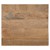 Mesita de noche WOMO-DESIGN marrón con 2 cajones, 40x40x35 cm, de madera maciza de mango y MDF