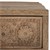 WOMO-DESIGN nachtkastje bruin met 2 laden, 40x40x35 cm, gemaakt van massief mangohout en MDF