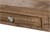 Mesa de consola WOMO-DESIGN castanha com 2 gavetas de ombro, 76x132x40 cm, feita de madeira de manga maciça e MDF