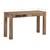 Konzolový stolík s 2 zásuvkami na ramená 76x132x40 cm Hnedý z mangového dreva a MDF WOMO-Design