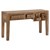 WOMO-DESIGN console table brown with 5 drawers, 77x136x40 cm, made of solid mango wood and MDF