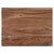 Mesa lateral WOMO-DESIGN com gaveta natural/prata, 45x35x76 cm, madeira maciça de manga e aço inoxidável