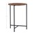 WOMO-DESIGN set of 2 side tables natural/black, Ø 40x55 / 35x50 cm, made of mango wood and iron