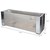 WOMO-DESIGN flower box grey, 22x58x18 cm, made of pine wood and nickel-plated metal