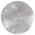 Couchtisch Ø 90x45 cm Silber aus Aluminium in Hammerschlag Optik WOMO-Design