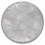 Couchtisch Ø 90x45 cm Silber aus Aluminium in Hammerschlag Optik WOMO-Design