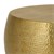 Couchtisch Ø 90x45 cm gold aus Aluminium in Hammerschlag Optik WOMO-Design