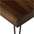 Couchtisch mit Schublade und offenem Fach 120x40x60 cm Braun aus Sheesham Holz  WOMO-Design
