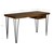 Schreibtisch mit Schublade 130x76x60 cm Braun aus Sheesham Holz WOMO-Design