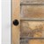 Weinregal mit Gläserhalterung und Tür 55x95x42 cm aus Sheesham Holz  WOMO-Design