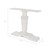 Tischbeine 2er Set 80x72x21 cm Weiß aus Massivholz WOMO-Design