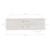 Tischbeine 2er Set 50x37x13 cm Weiß aus Massivholz WOMO-Design