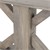 Tischbeine 2er Set 50x37x13 cm Grau aus Massivholz WOMO-Design