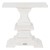 Tischbeine 2er Set 60x73x21 cm Weiß aus Massivholz WOMO-Design