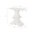 Tischbeine 2er Set 60x73x21 cm Weiß aus Massivholz WOMO-Design