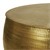 Couchtisch Ø 60x30,5 cm Gold aus Aluminium WOMO-Design