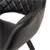 WOMO-DESIGN zestaw 2 krzesel do jadalni, czarne, 63x63 cm, wykonane z imitacji skóry